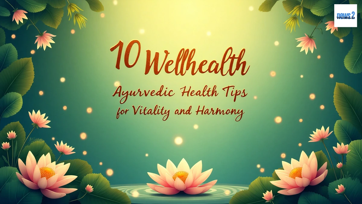 10 Wellhealth Ayurvedic Health Tips for Vitality and Harmony