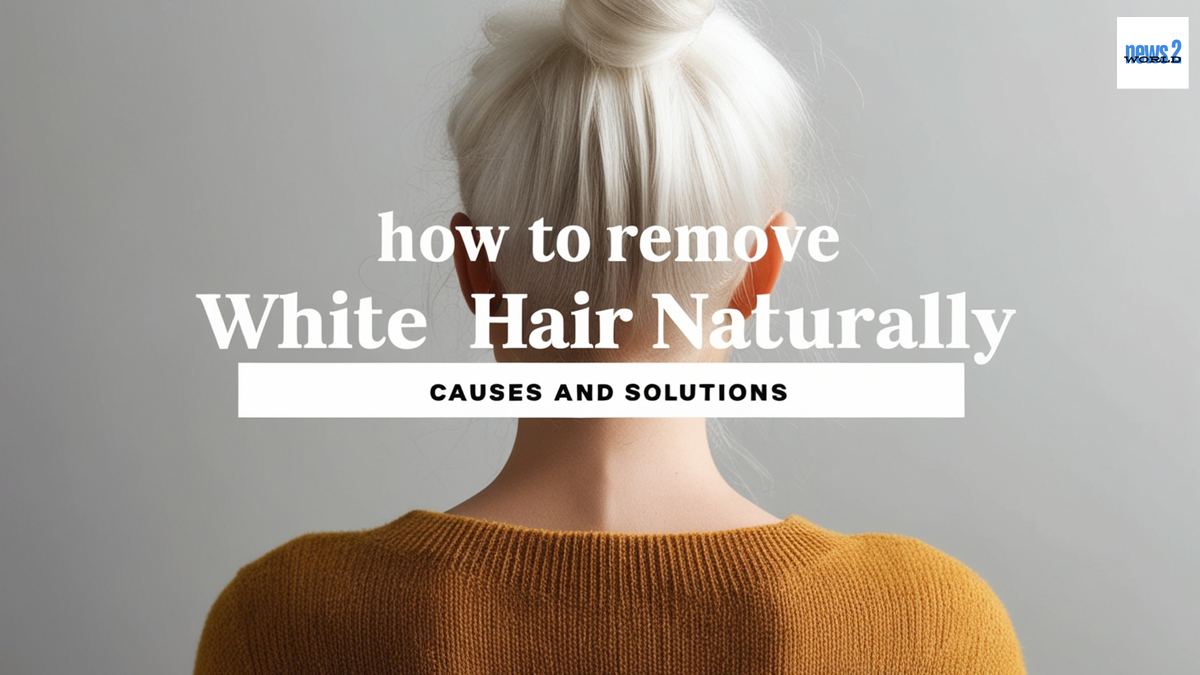 How to remove white hair naturally