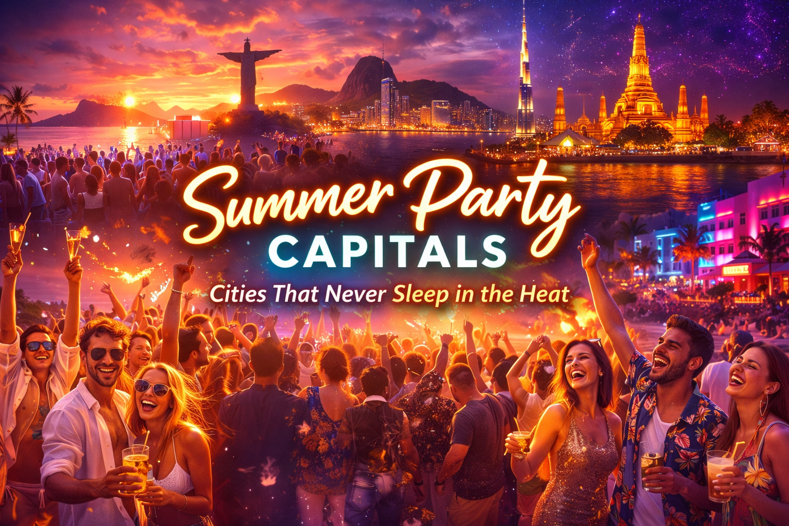 Cities That Never Sleep in the Heat: Top 9 Summer Party Capitals