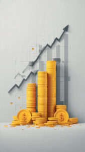 cash flow concept image financial diagram with mon